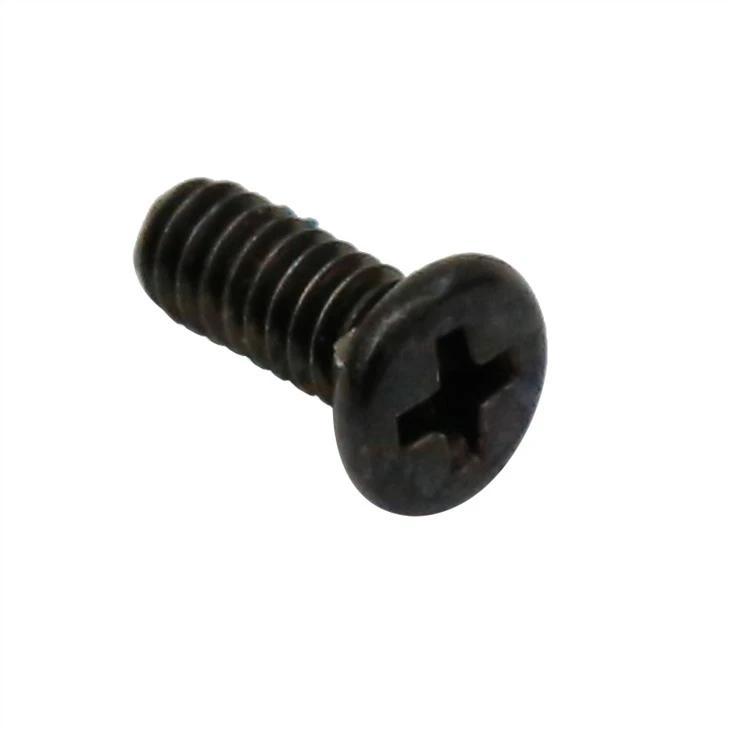 Small black countersunk head screw