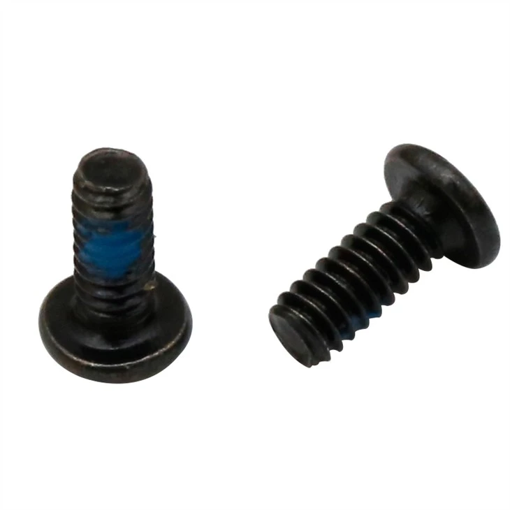 Small black countersunk head screw